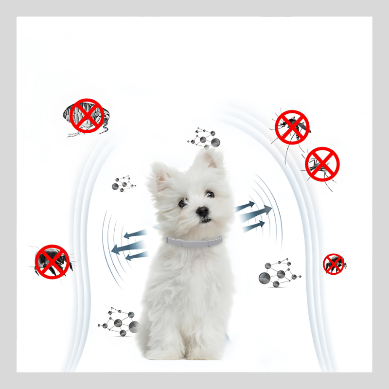 COLLIER NATUREL ANTI-PUCES, TIQUES ET MOUSTIQUE