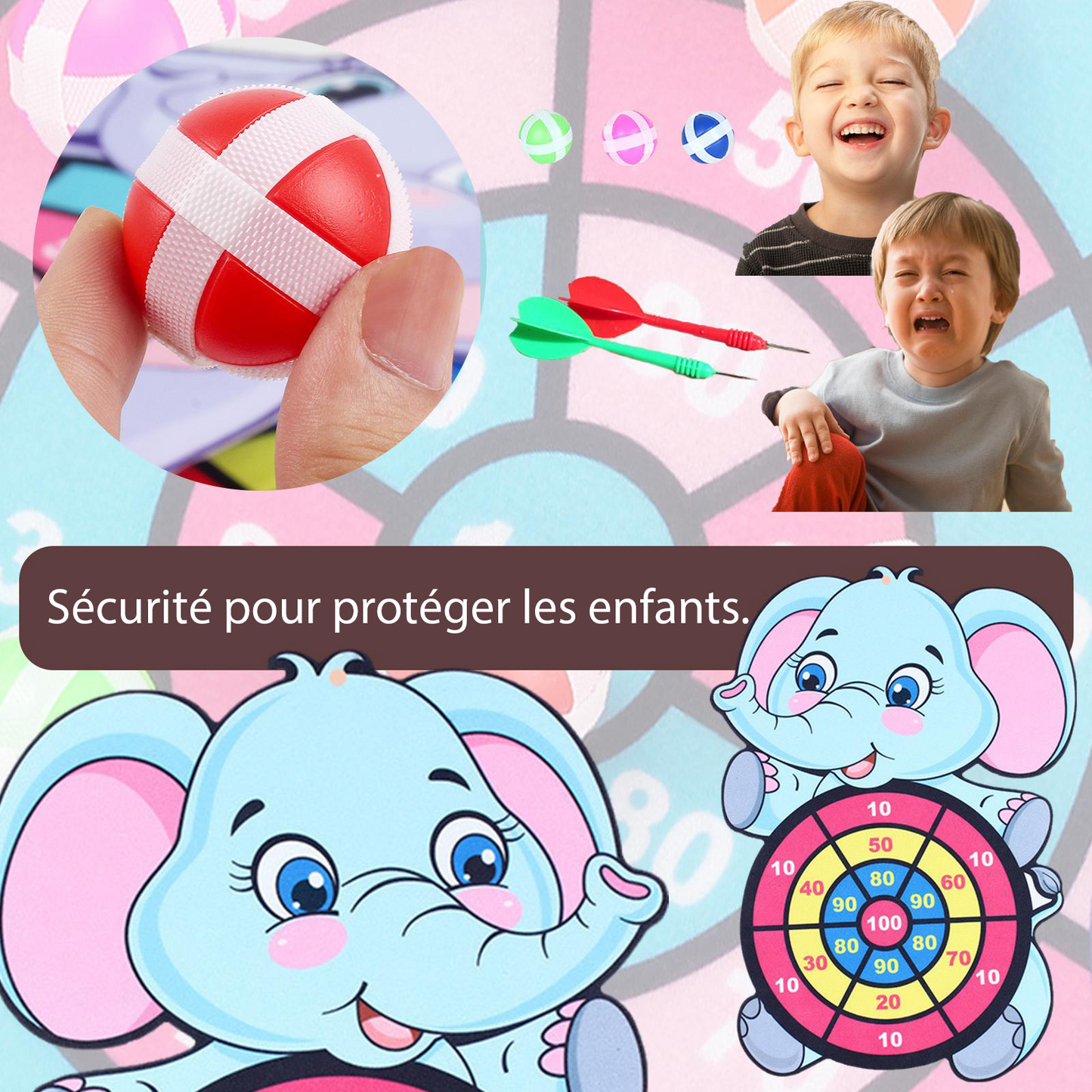 Jeu de fléchettes pour Enfants SUISSEKIDS™