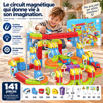 Railéo™ — Le circuit électrique anti-gravité 3D