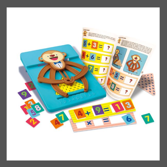 Jeu educatif mathematique en bois-tableau darithmetique montessori