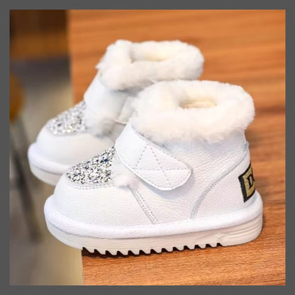 Bottes de Neige Enfant pour les Fille ! Mode Hiver avec Paillettes