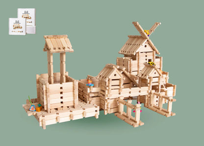 🏰 Château BoisMagik™ — Le Kit de Construction en Bois Qui Transforme Chaque Enfant en Petit Architecte