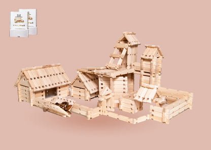 🏰 Château BoisMagik™ — Le Kit de Construction en Bois Qui Transforme Chaque Enfant en Petit Architecte