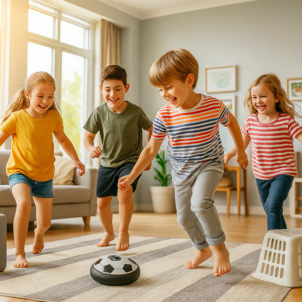 FootAir™ – Ballon Flottant Intérieur avec Lumières LED