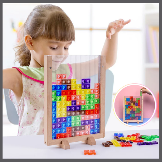 PuzzliZen™ – Puzzle Éducatif en Bois Anti-Écran