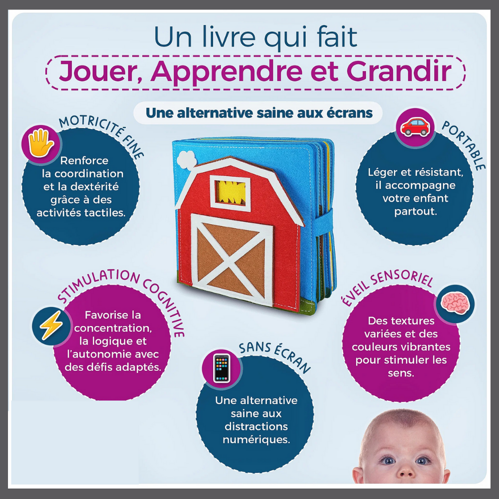 MiniCurieux™ – Le Livre d’Éveil Sans Écran