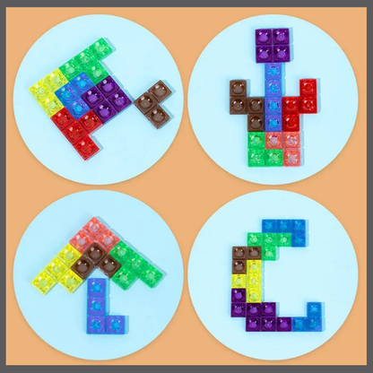 PuzzliZen™ – Puzzle Éducatif en Bois Anti-Écran