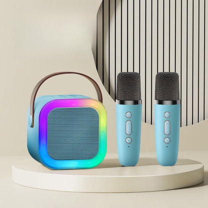 KaraokéCube™ – Enceinte Bluetooth 3-en-1 pour des Soirées Inoubliables