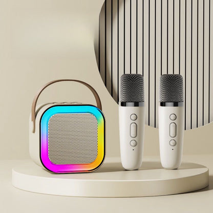 KaraokéCube™ – Enceinte Bluetooth 3-en-1 pour des Soirées Inoubliables