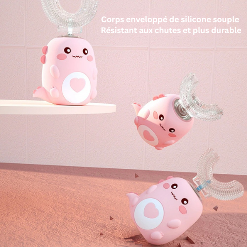 BrightU™ – Brosse à Dents Ultrasonique 360° pour Enfants