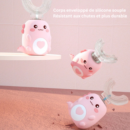 BrightU™ – Brosse à Dents Ultrasonique 360° pour Enfants