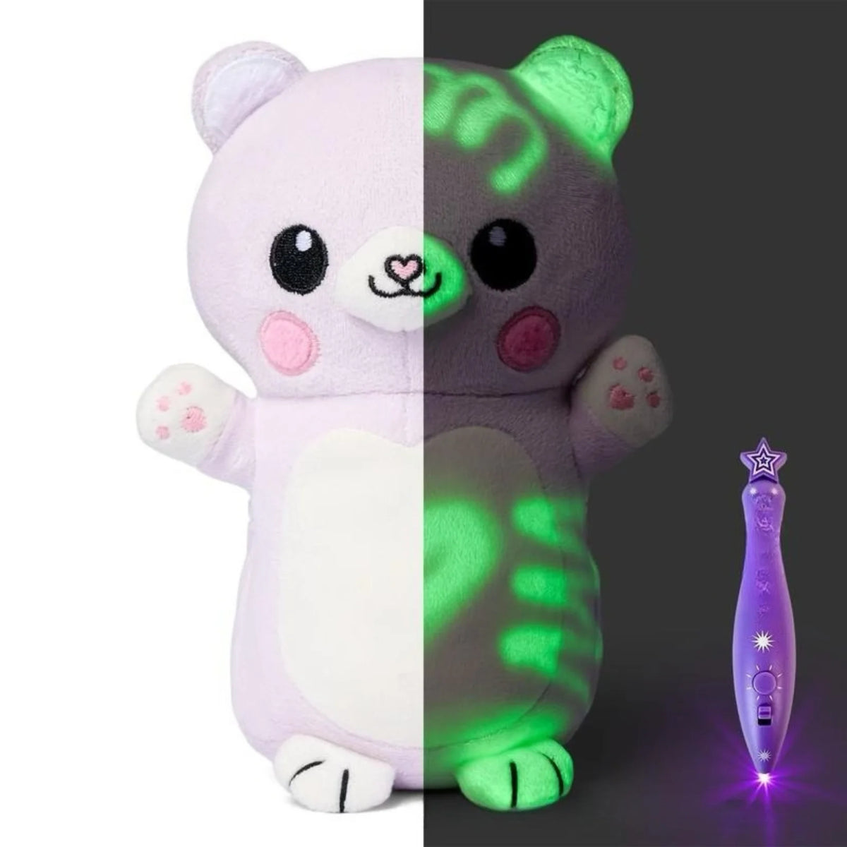 Peluche Magique LumiDessin™ — Toutou Lumineux Interactif pour Enfants.