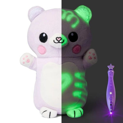 Peluche Magique LumiDessin™ — Toutou Lumineux Interactif pour Enfants.