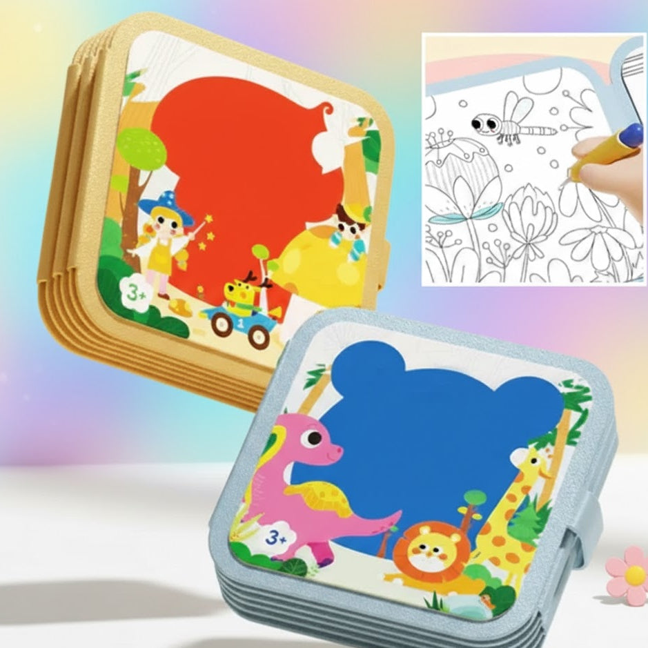 Livre d'aquarelles à gribouiller pour enfants