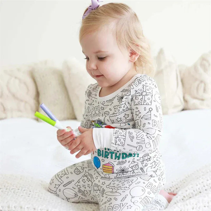 ColoriRêve™ – Pyjama Magique à Colorier pour Enfants