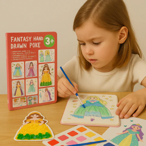 PrincesseCréa™ – Kit Artistique & Robes Texturées 3D