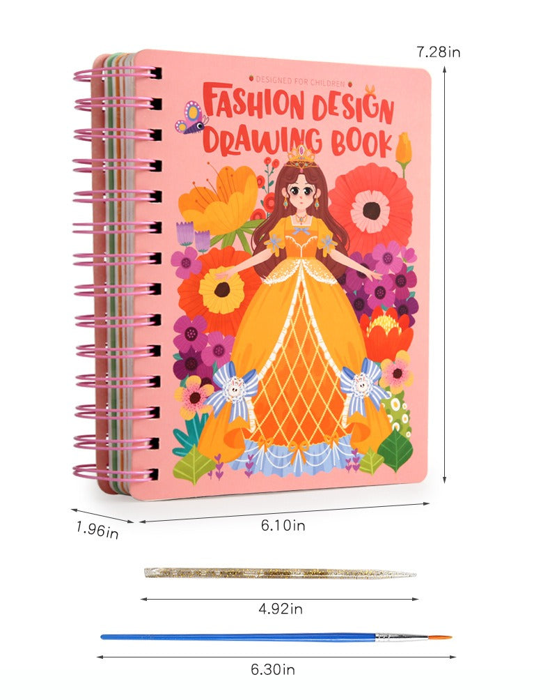 PrincesseCréa™ – Kit Artistique & Robes Texturées 3D