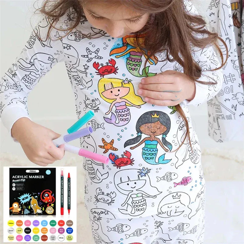 ColoriRêve™ – Pyjama Magique à Colorier pour Enfants