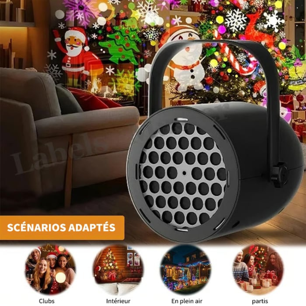 LumiFest™ – Projecteur Noël Animé Ultra-Lumineux