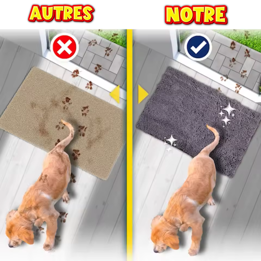 CleanPaw – Tapis Ultra-Absorbant pour Entrée