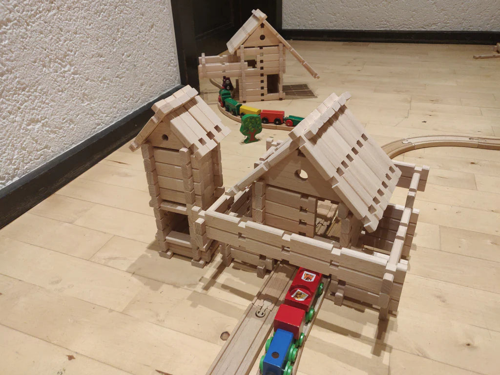 🏰 Château BoisMagik™ — Le Kit de Construction en Bois Qui Transforme Chaque Enfant en Petit Architecte