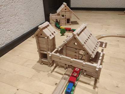🏰 Château BoisMagik™ — Le Kit de Construction en Bois Qui Transforme Chaque Enfant en Petit Architecte