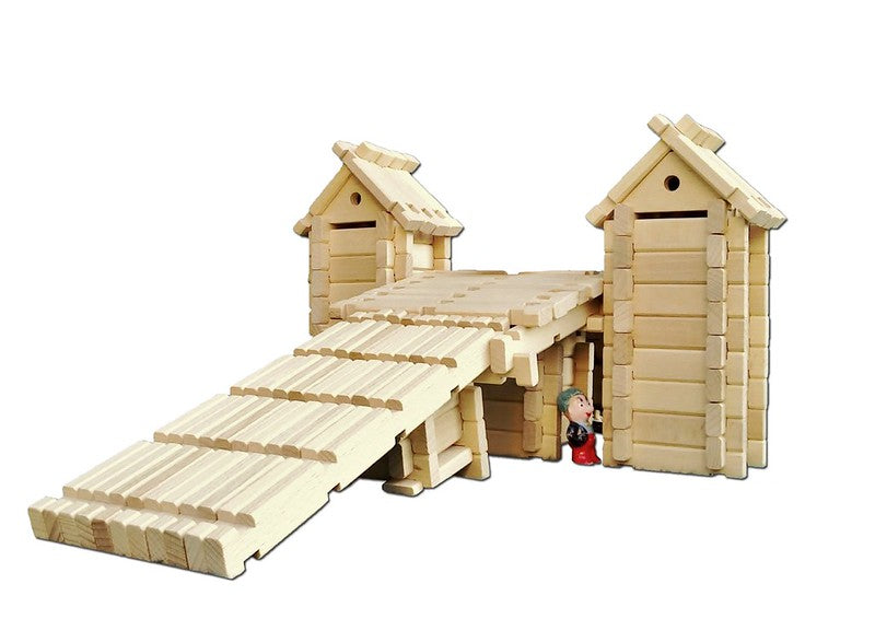 🏰 Château BoisMagik™ — Le Kit de Construction en Bois Qui Transforme Chaque Enfant en Petit Architecte