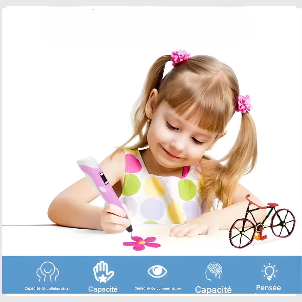 Stylo 3D Magique – Pour donner vie à l’imagination des enfants