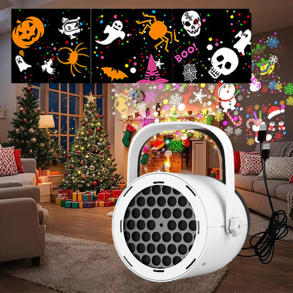 LumiFest™ – Projecteur Noël Animé Ultra-Lumineux