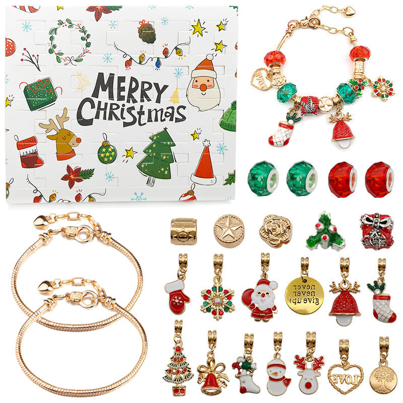 Coffret surprise de Noël, spécial Bracelets (24 pièces)