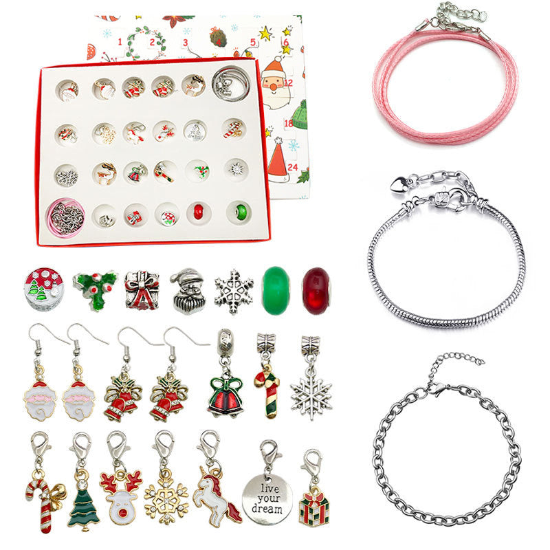 Coffret surprise de Noël, spécial Bracelets (24 pièces)