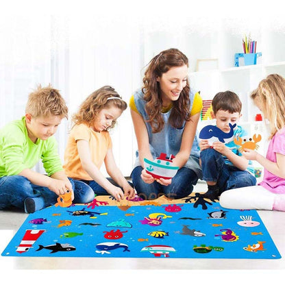 Tableau en feutre pour enseigner aux enfants SUISSEKIDS™