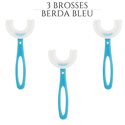 PACK DE 3 BROSSES À DENTS POUR ENFANTS - SUISSEKIDS™