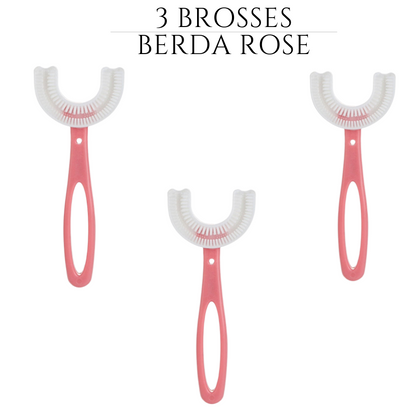 PACK DE 3 BROSSES À DENTS POUR ENFANTS - SUISSEKIDS™