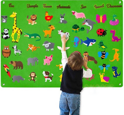 Tableau en feutre pour enseigner aux enfants SUISSEKIDS™