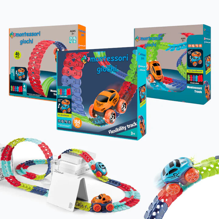 Montessori Track™ - Piste de machine ultra flexible