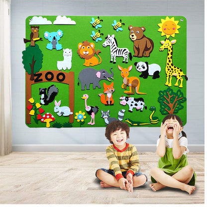 Tableau en feutre pour enseigner aux enfants SUISSEKIDS™